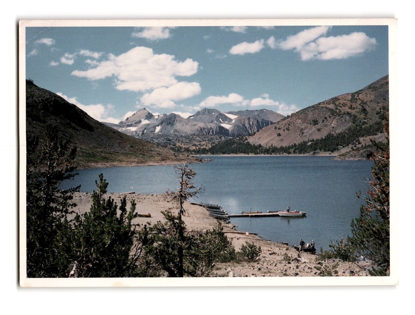Saddlebag Lake Tioga Pass High Sierras Vintage Postcard - Scenic Mountain View