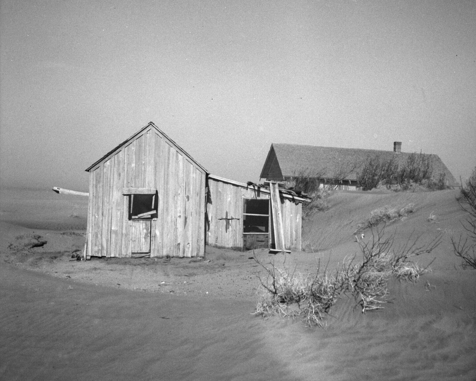 Dust Bowl Era, Abandoned Farm, Oklahoma, 1936, 1930's, New Reproduction Picture