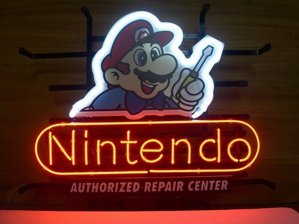 New Nintendo Repair Center Neon Light Sign 20