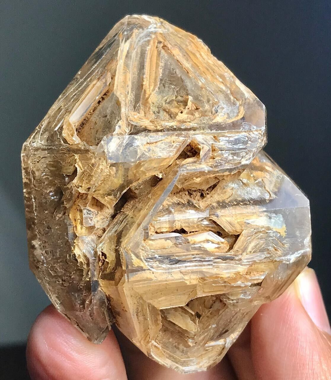 Rare Window Quartz crystal specimen from Pakistan 560 Carats (1)