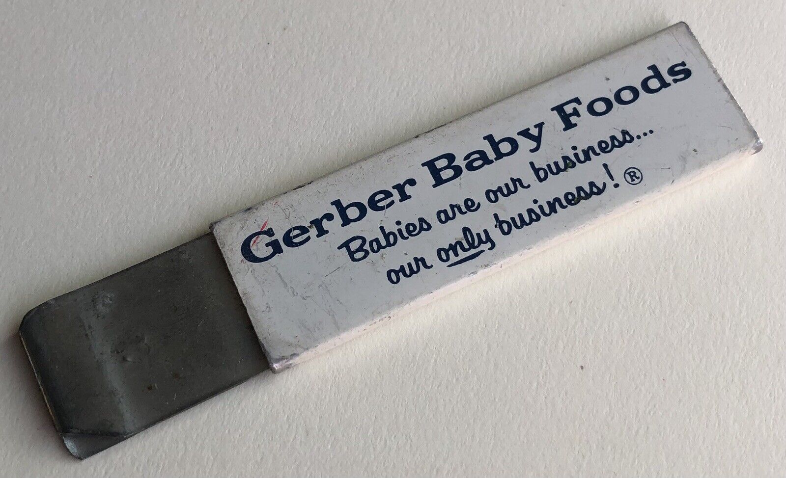 Vintage GERBER BABY FOODS Box Cutter Utility Knife Blade USA