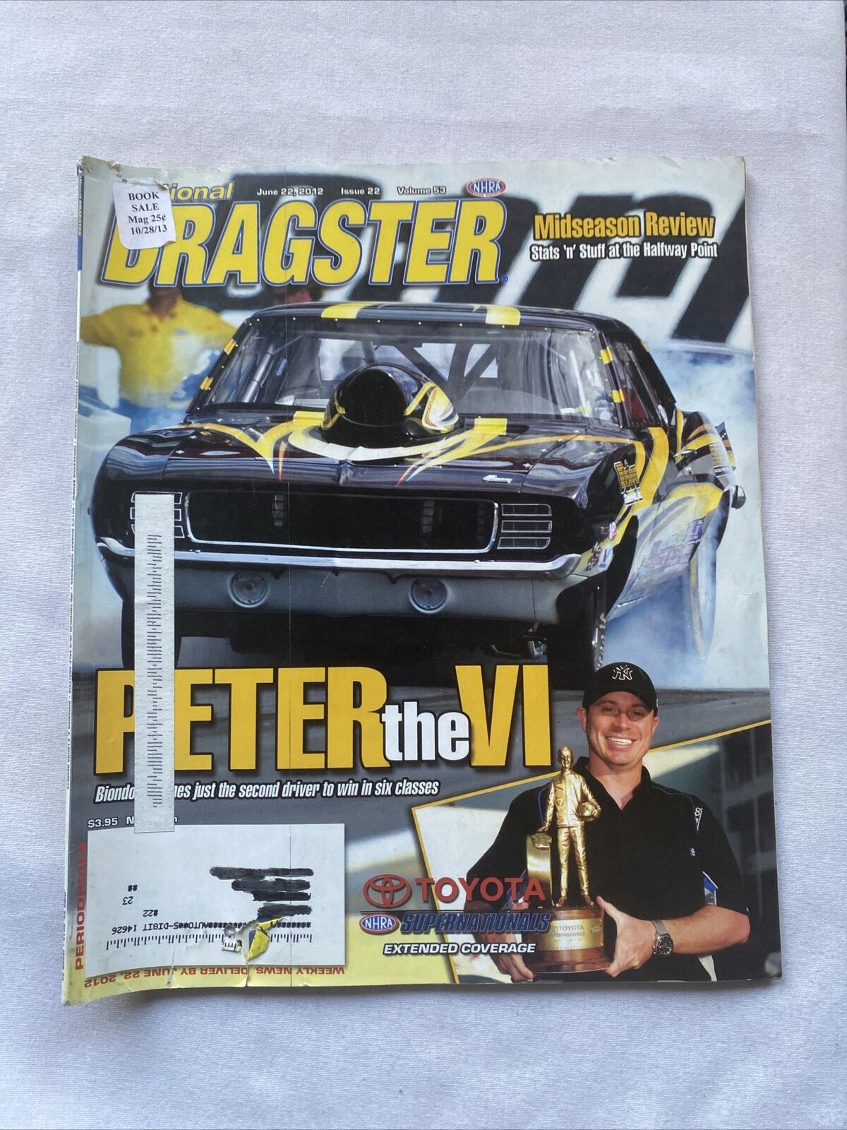 2012 June National DRAGSTER Magazine PETER the VI (MH868)