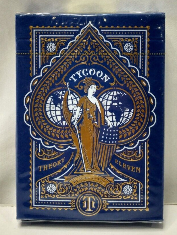 Theory11 Tycoon Blue Playing Cards New