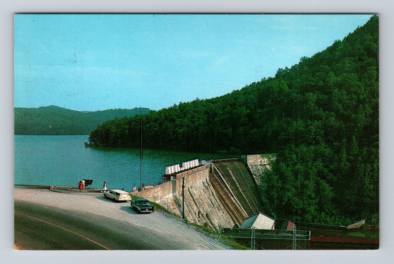 Copperhill TN-Tennessee, Ocoee Dam, Antique, Vintage Souvenir Postcard