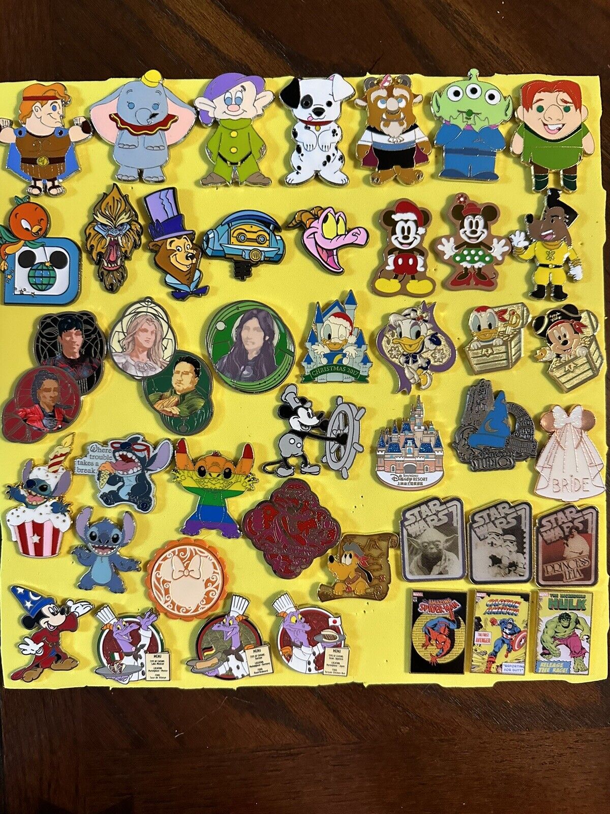 Disney Pins Random Lot Of 10. Please Read Description