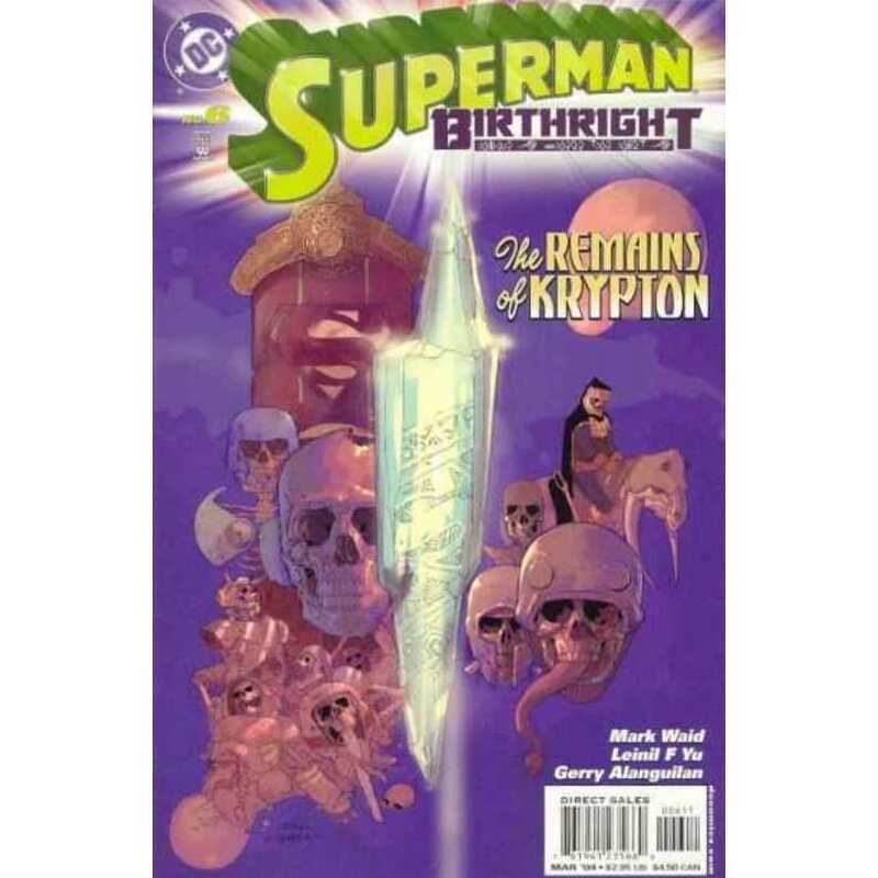Superman: Birthright #6 DC comics NM Full description below [j^