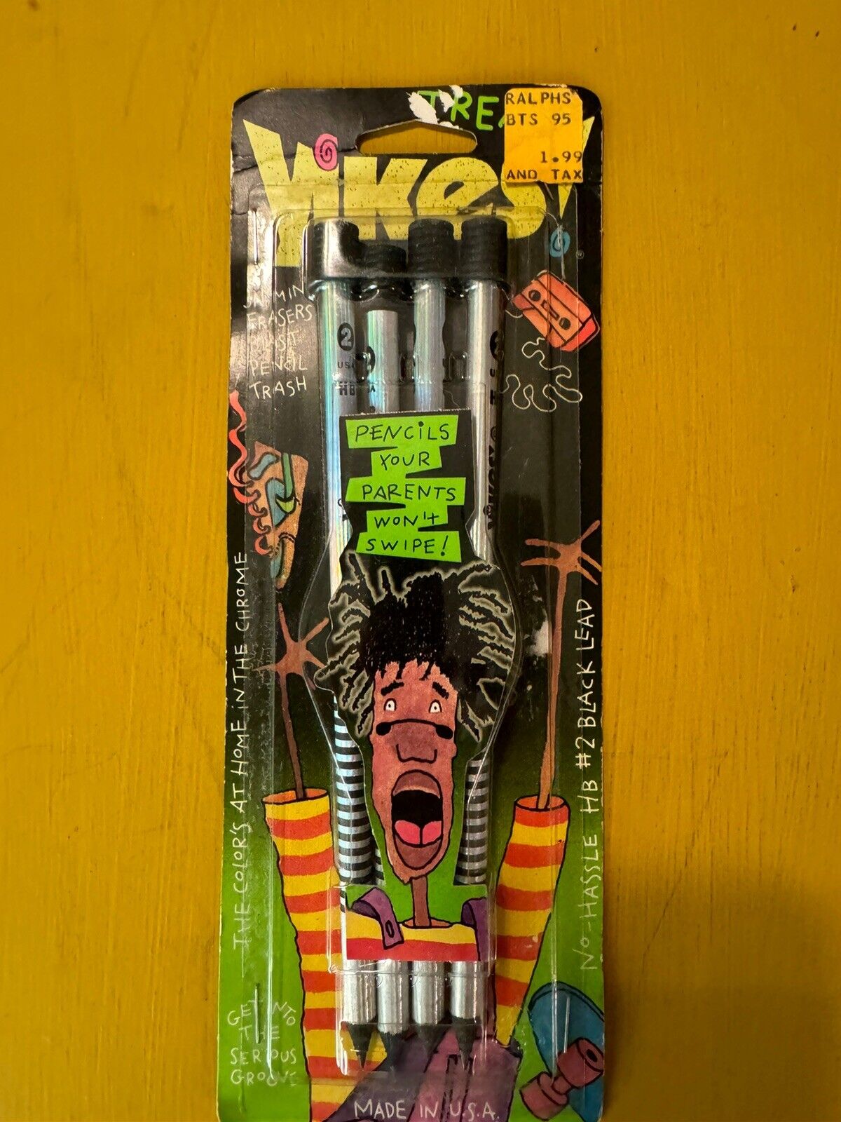 Vintage Yikes Pencils Parents Won’t SwIpe  93300 Empire Berol USA NIP  NOS Open