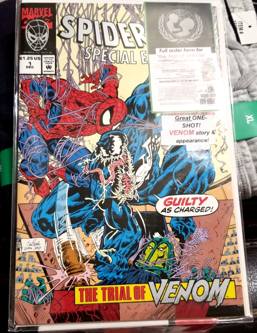Spider-Man Special Edition #1 Trial of Venom genuine UNICEF 1992 mint.
