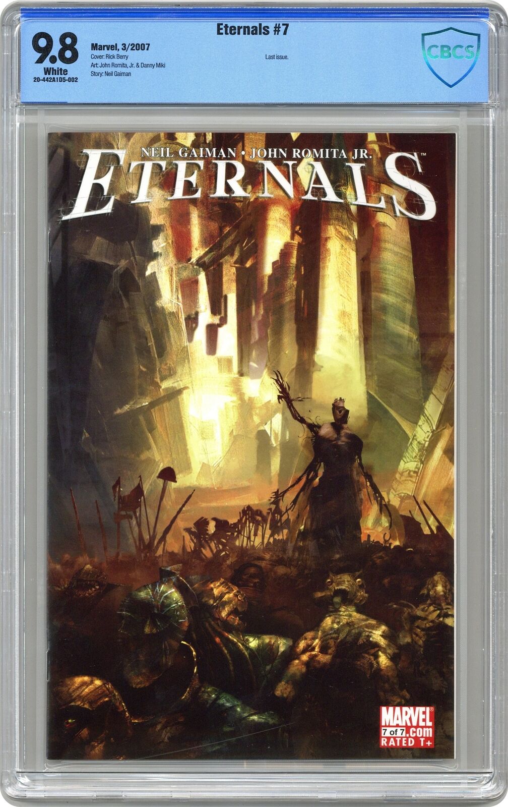 Eternals #7A Berry CBCS 9.8 2007 20-442A1D5-002
