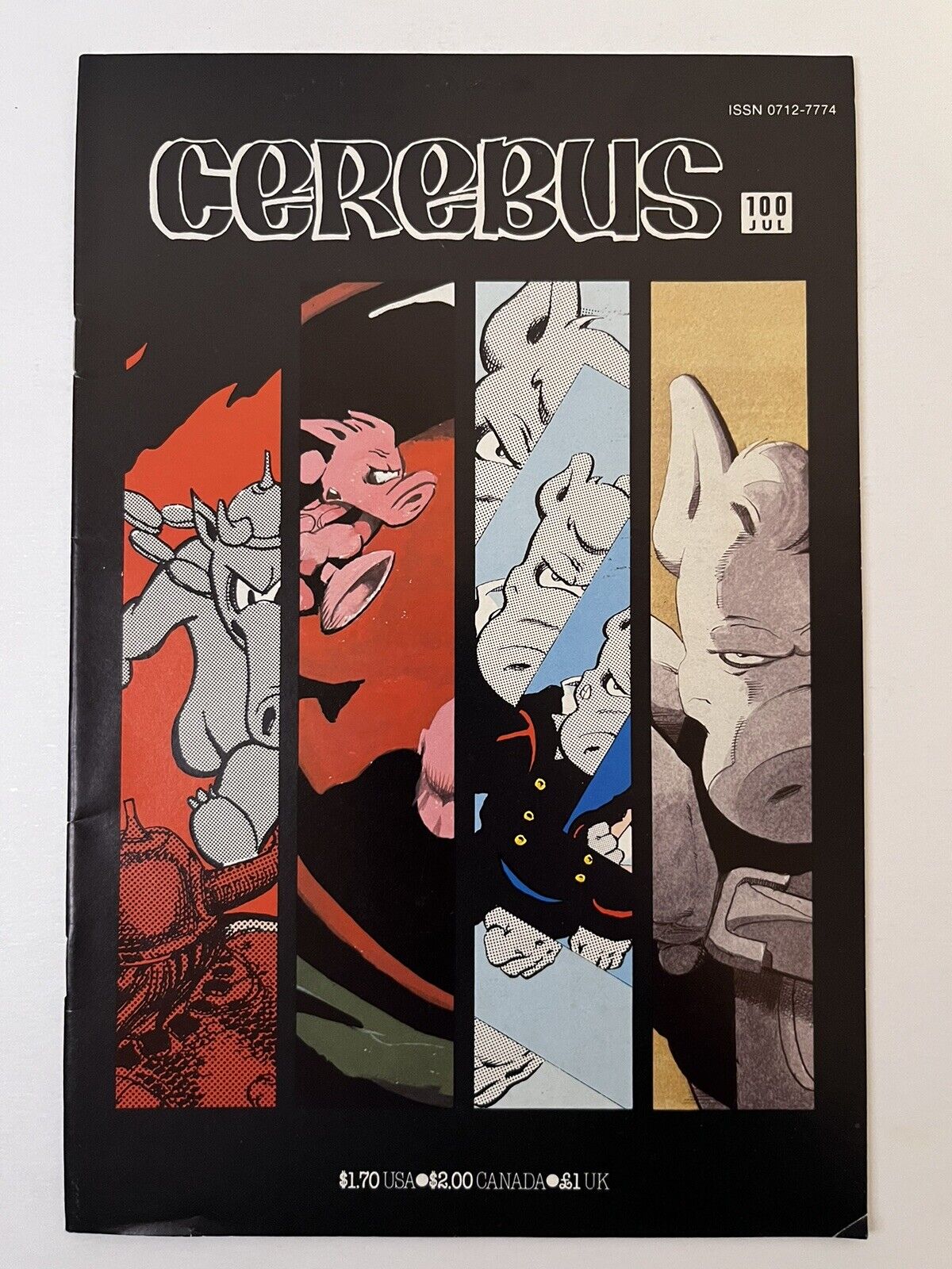 Cerebus the Aardvark #100 July 1987 ✅ Aardvark-Vanaheim ✅ Dave Sim ✅ Comics