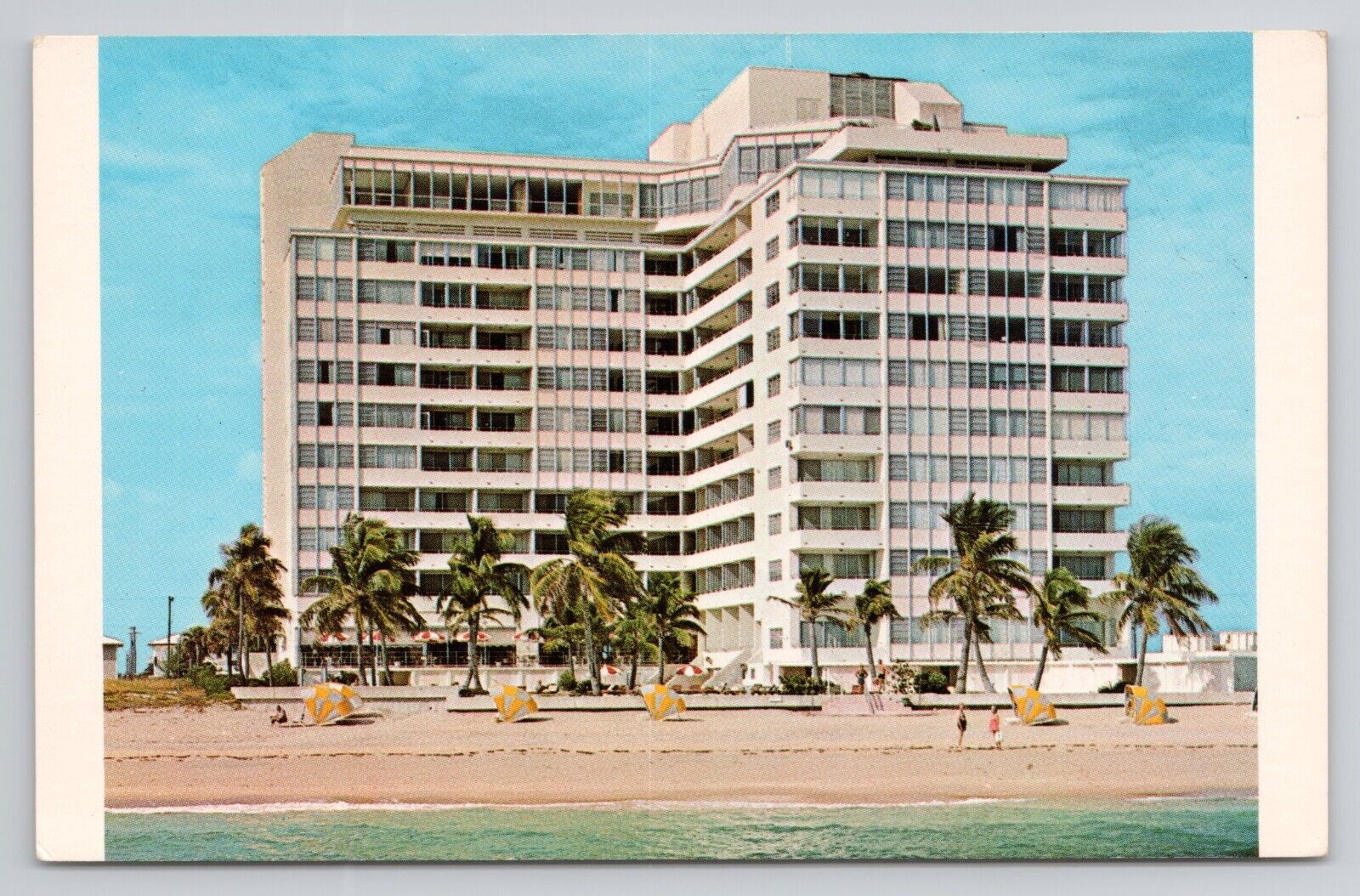 Postcard The Ocean Manor Hotel Fort Lauderdale Florida