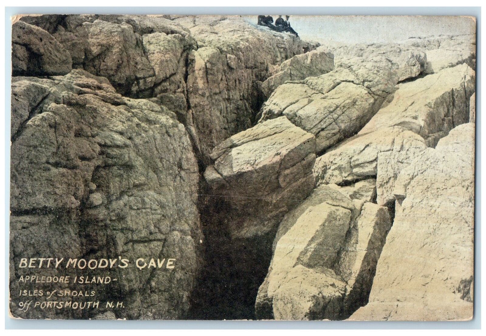 c1910's Betty Moody's Cave Scene Portsmouth New Hampshire NH Unposted  Postcard