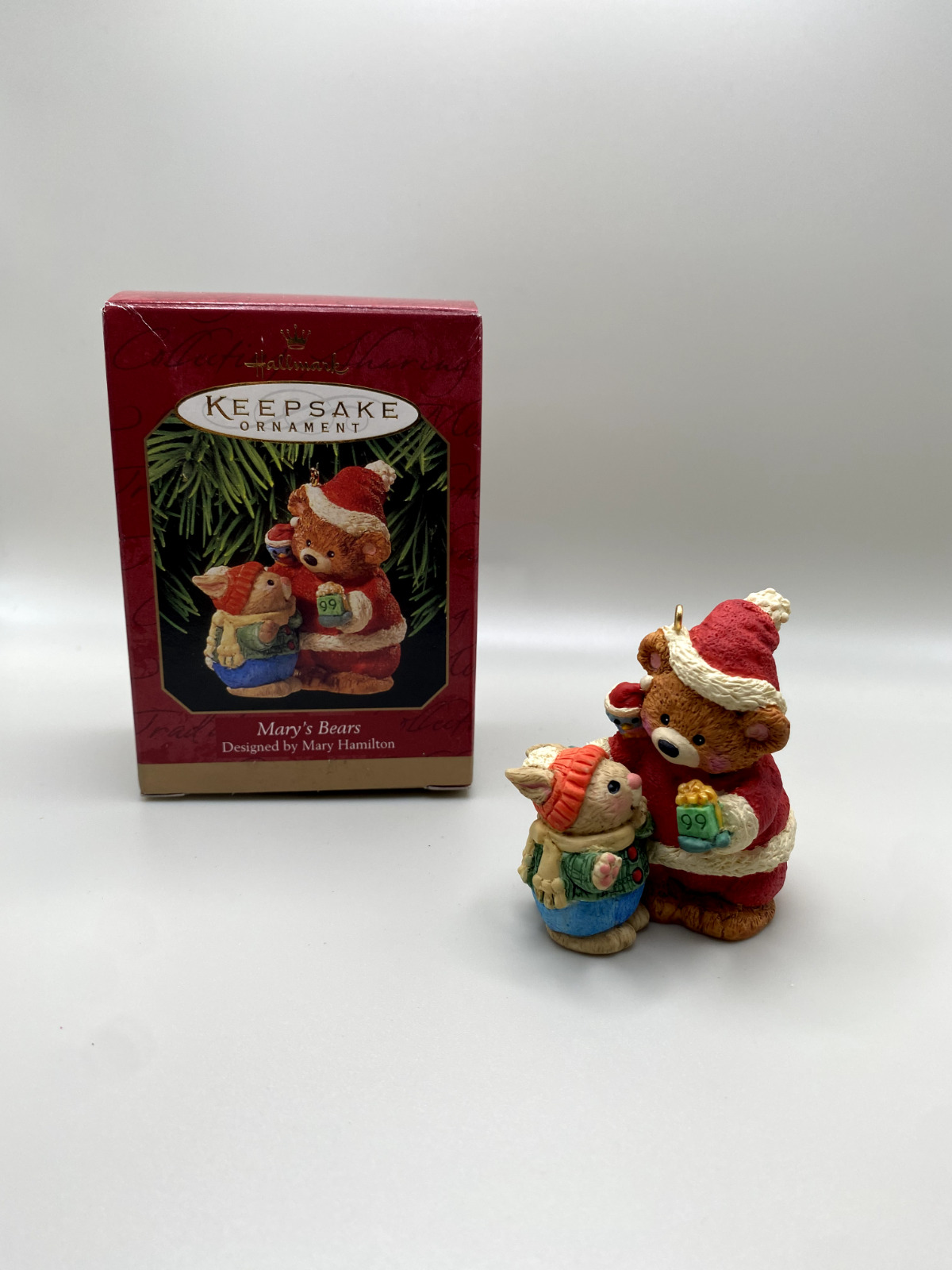 Hallmark 1999 Mary's Bears Keepsake Christmas Ornament 