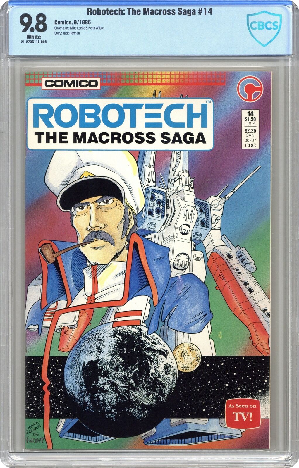 Robotech The Macross Saga #14 CBCS 9.8 1986 21-273C11E-006
