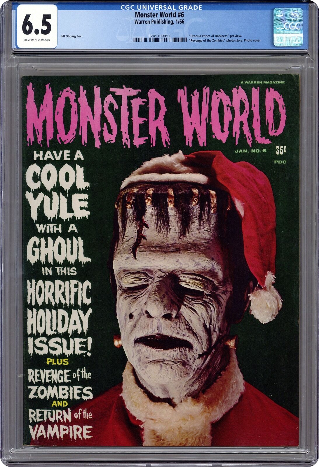 Monster World #6 CGC 6.5 1966 3741109012