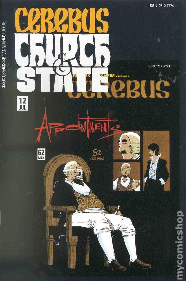 Cerebus Church and State #12 FN 1991 Stock Image
