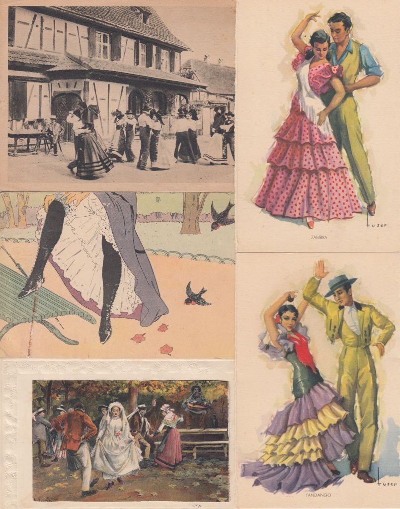 Vintage DANCE DANCING BALLET 23 Postcards Pre-1940 (L5688)