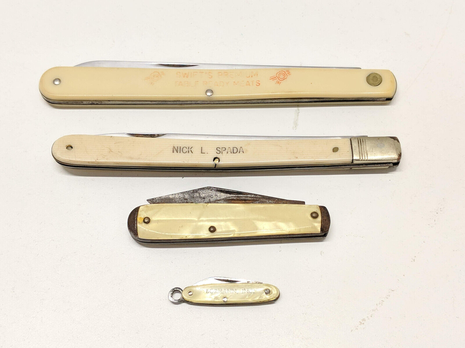 Lot of 4 Vtg Pocket Knives - Gerson, Colonial +more