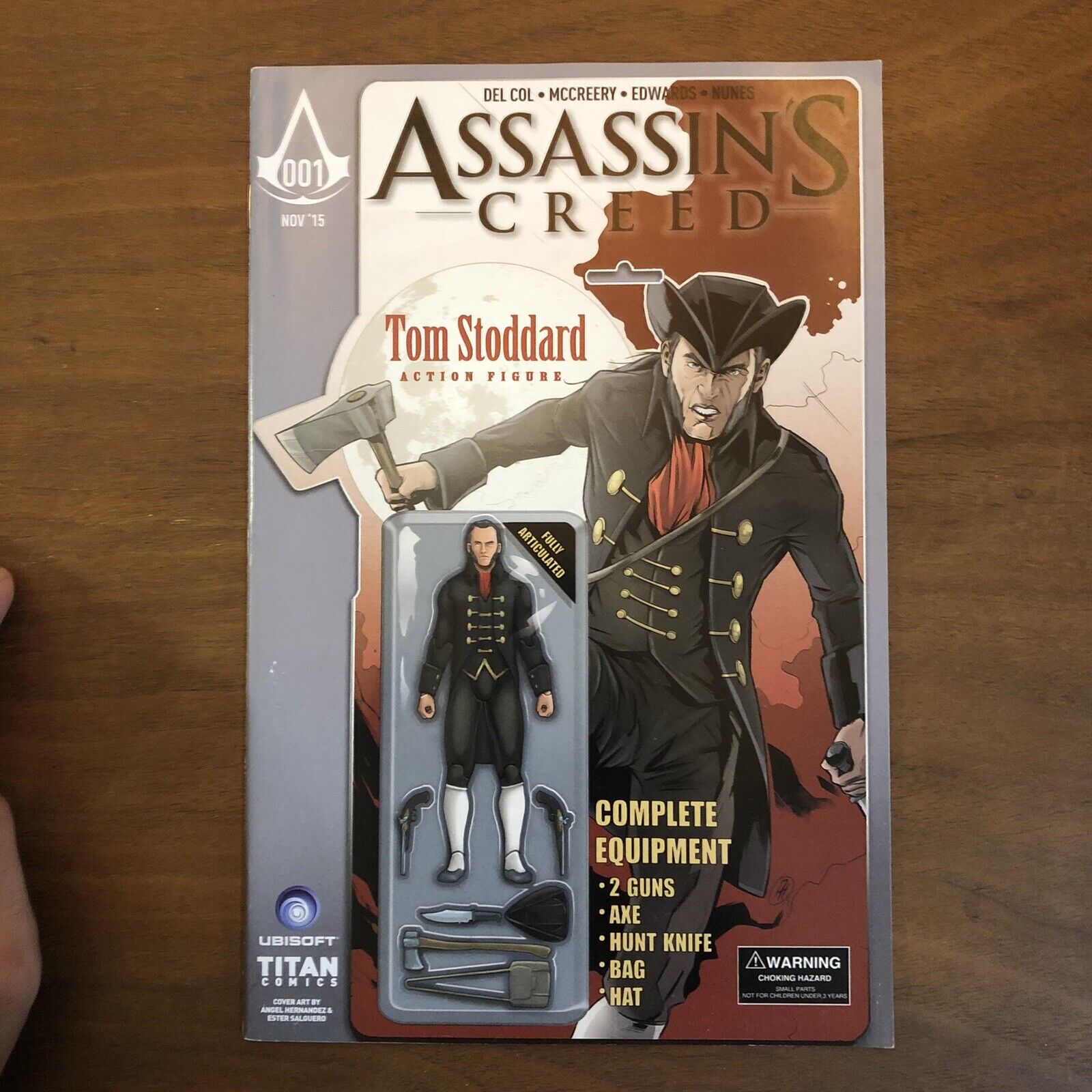 Assassin\'s Creed Trial by Fire Comic #1 Tom Stoddard Action Figure Titan Limited