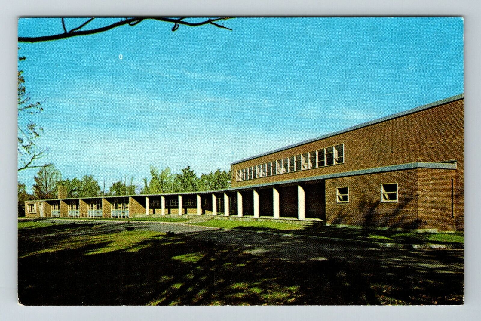 Dedham MA-Massachusetts, Ursuline Academy, Exterior, Vintage Postcard