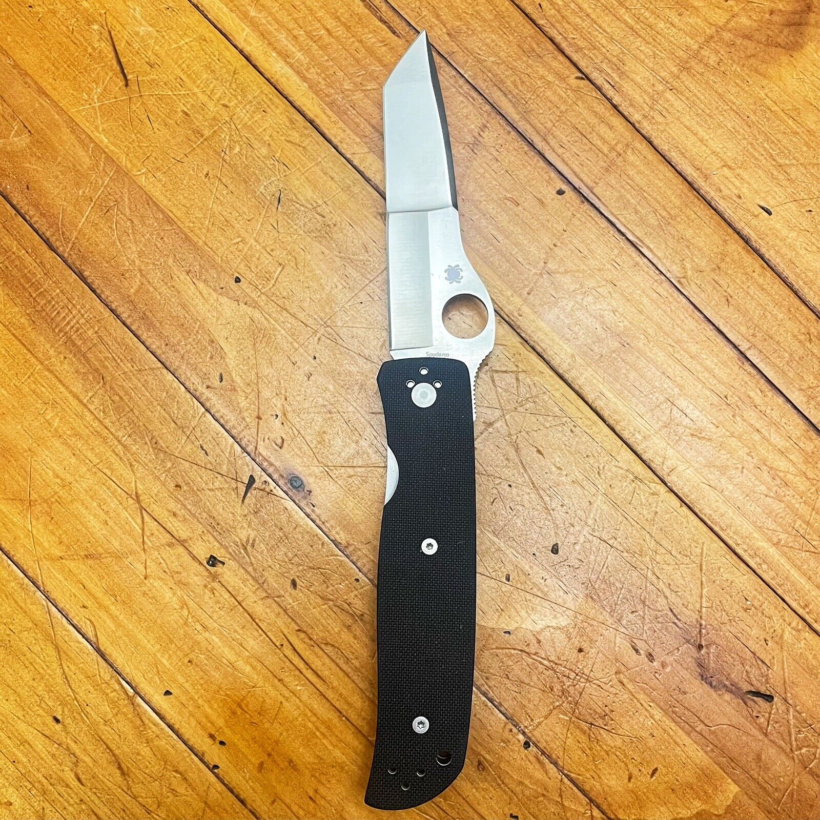 Spyderco C174GP Double Bevel Bob Terzuola Rare Discontinued Knife