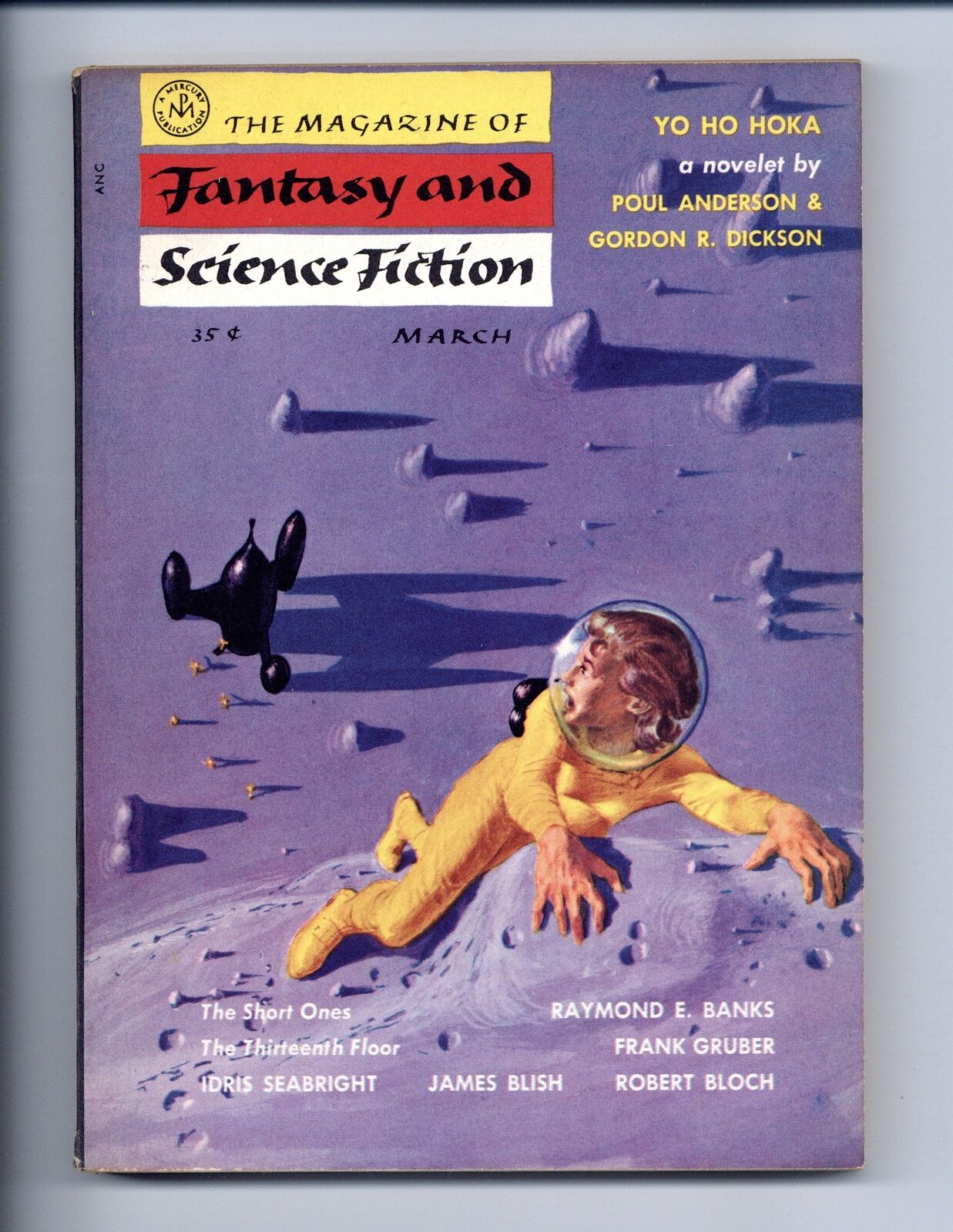 Magazine of Fantasy and Science Fiction Vol. 8 #3 VF- 7.5 1955
