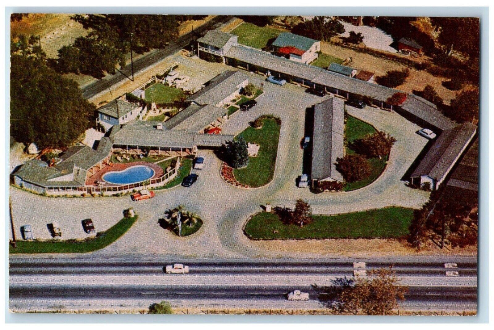c1950's Aerial View Of Silver Saddle Santa Barbara California CA Postcard