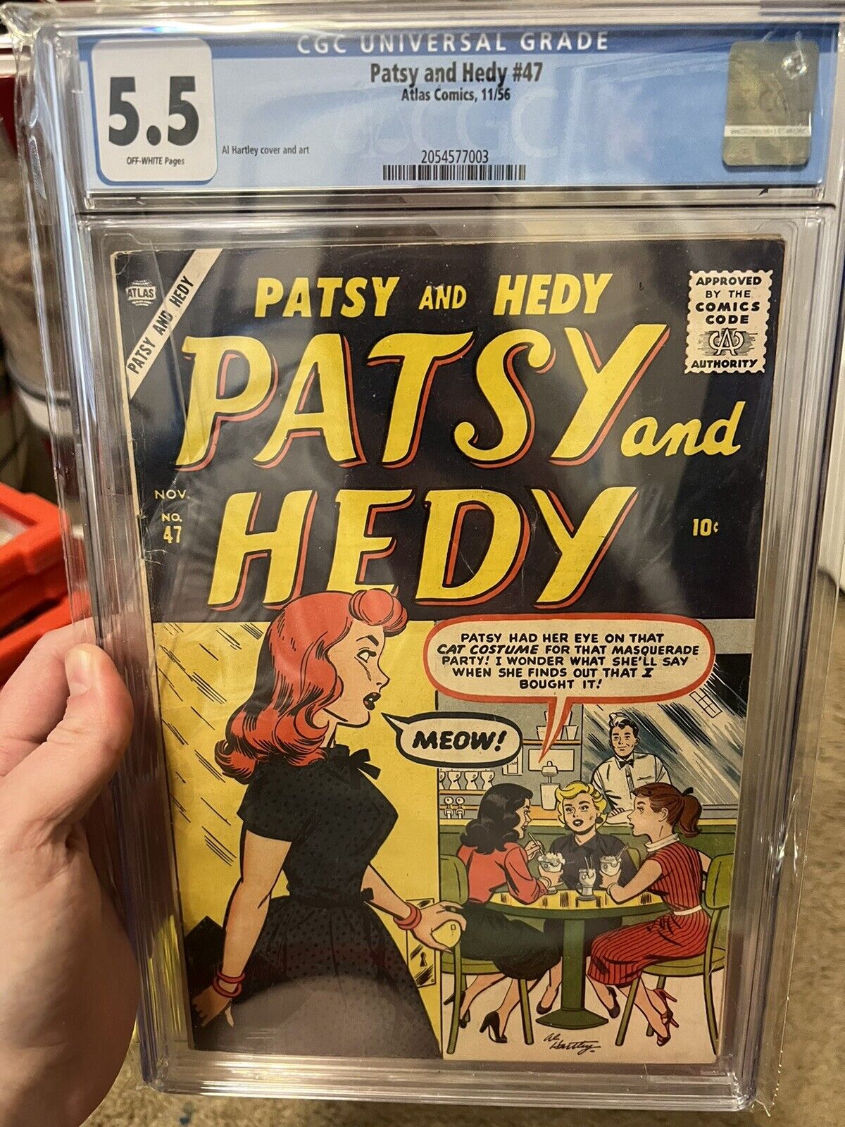 Patsy and Hedy #67 CGC 5.5 GOLD AGE ALIAS COMICS 1956