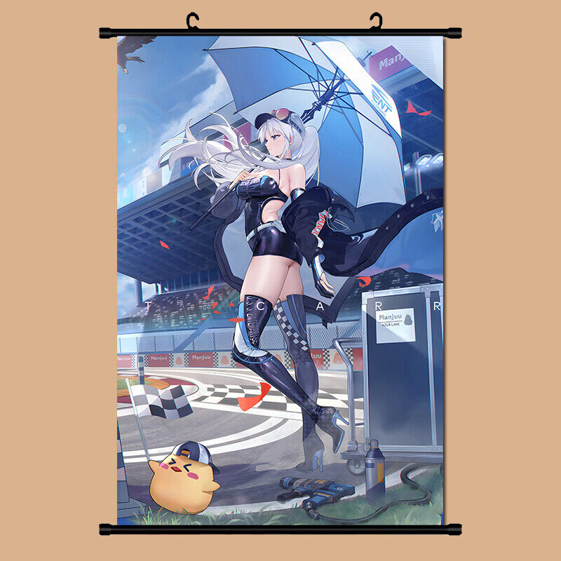 Azur Lane Cosplay Wall HD Print Anime Decor Scroll Mural Art Poster Gift #9