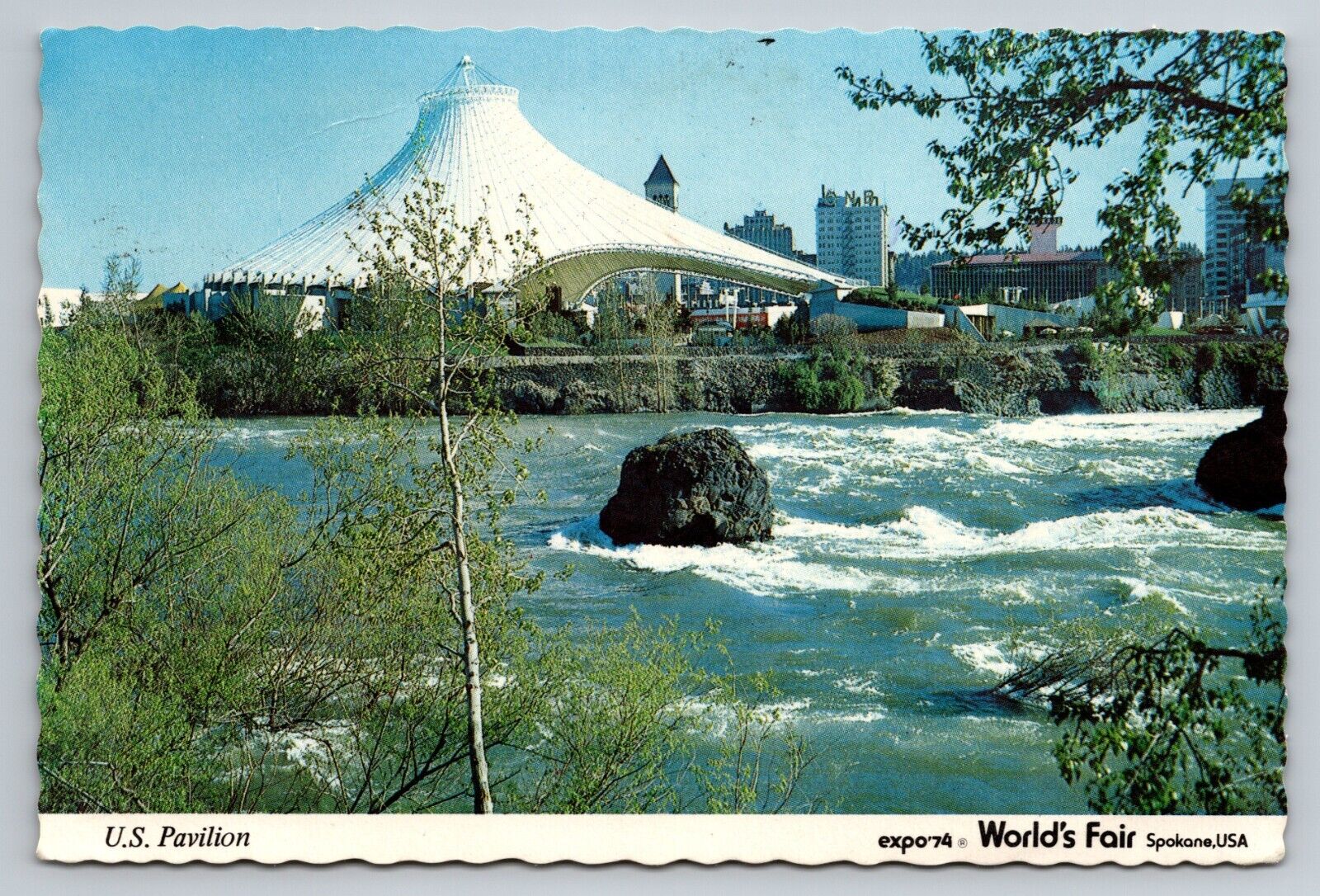 U.S. Pavilion World\'s Fair Spokane Washington Expo Posted 1974