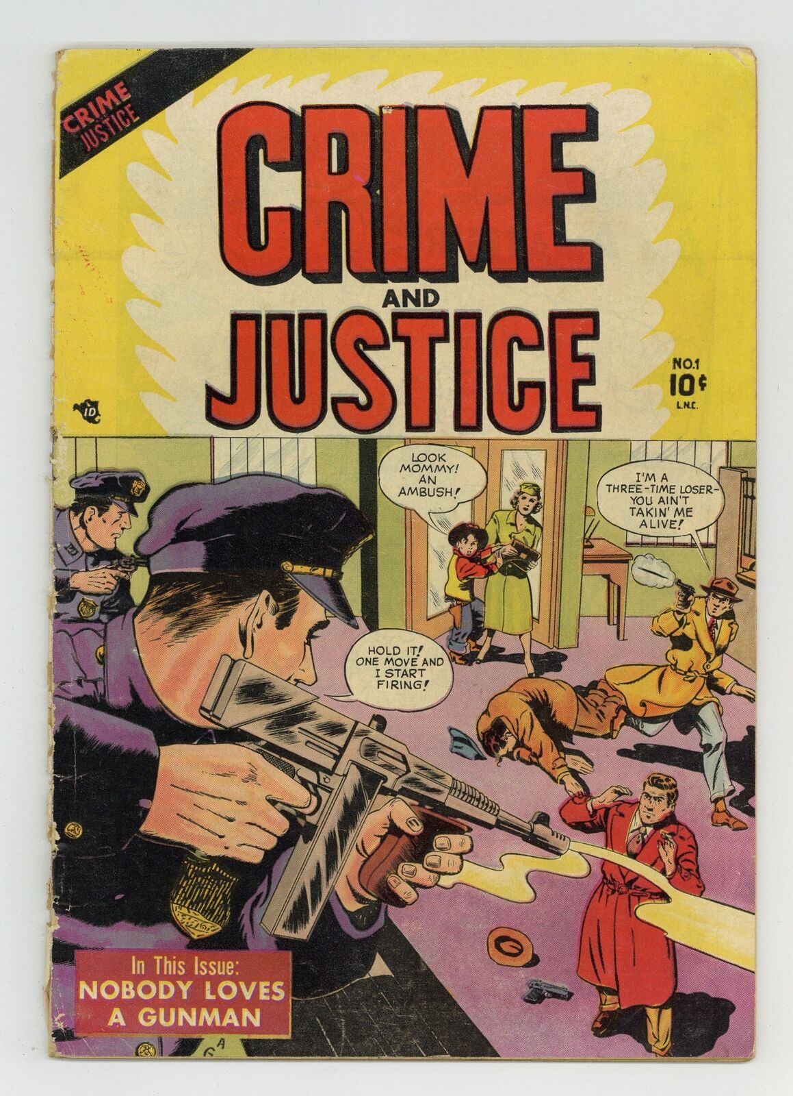 Crime and Justice #1 PR 0.5 1951