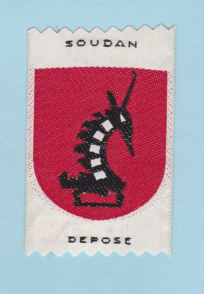 SCOUT OF FRANCE -  FORMER FRENCH COLONIES SOUDAN / SUDAN SCOUTS Patch ~ SCARCE