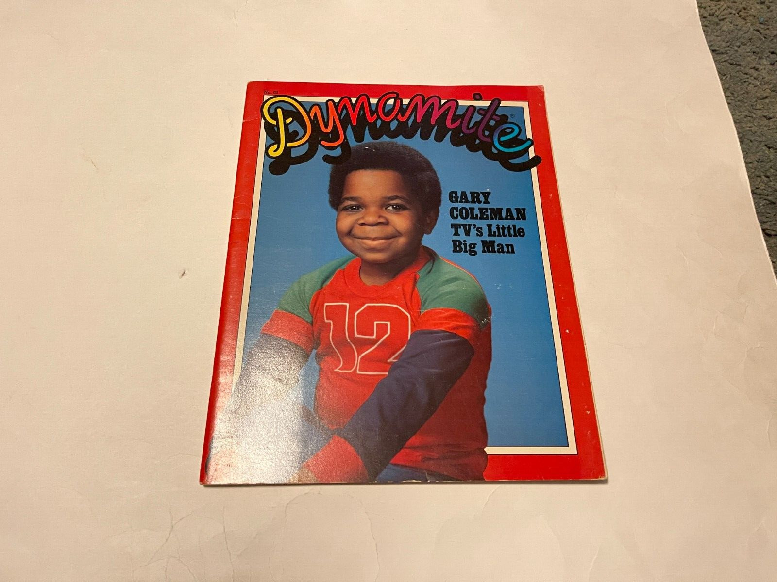Dynamite Magazine 1979 No. 65 Gary Coleman TV's Little Big Man W/Poster & Cards