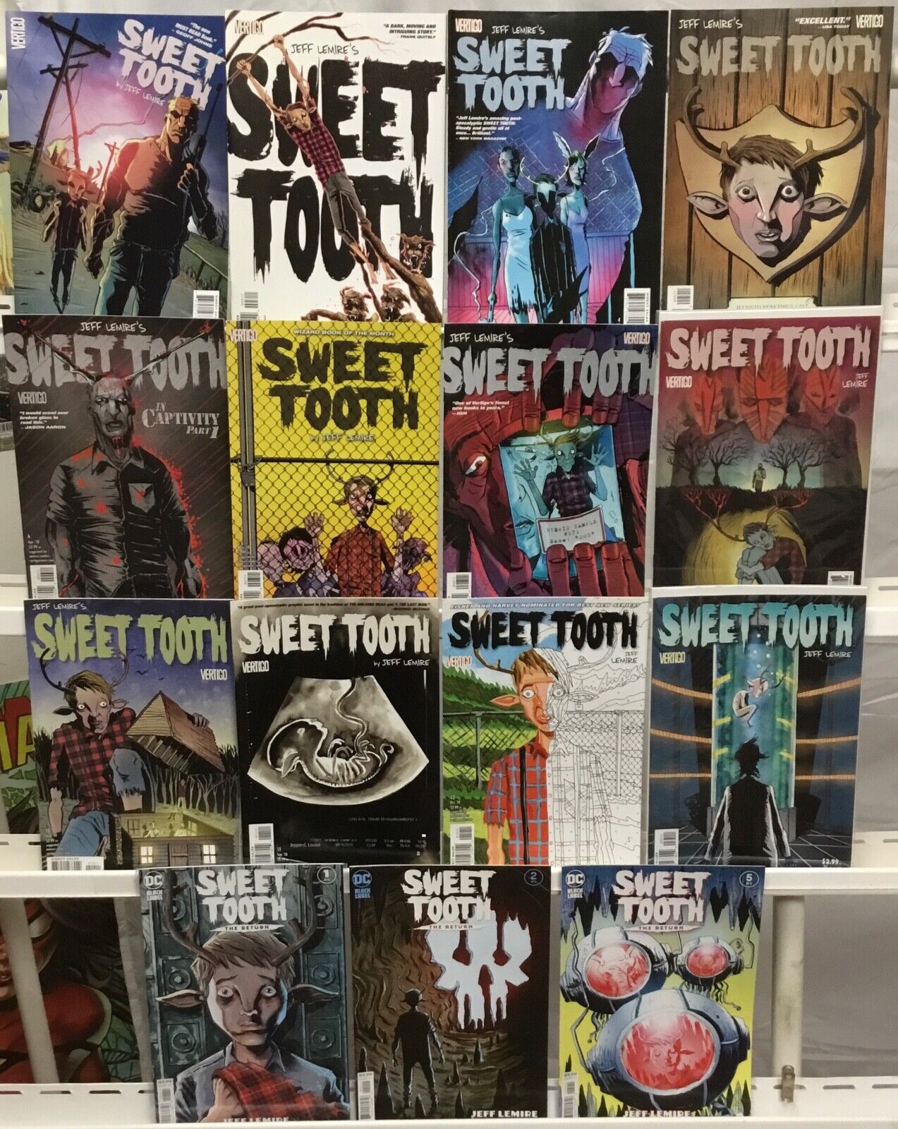 Vertigo Comics Sweet Tooth Comic Book Lot of 15 Issues