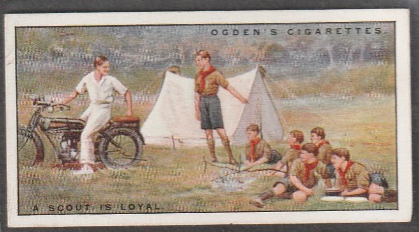 Ogden's, Boy Scouts, 1929, Different, No 16, A Scout is Loyal