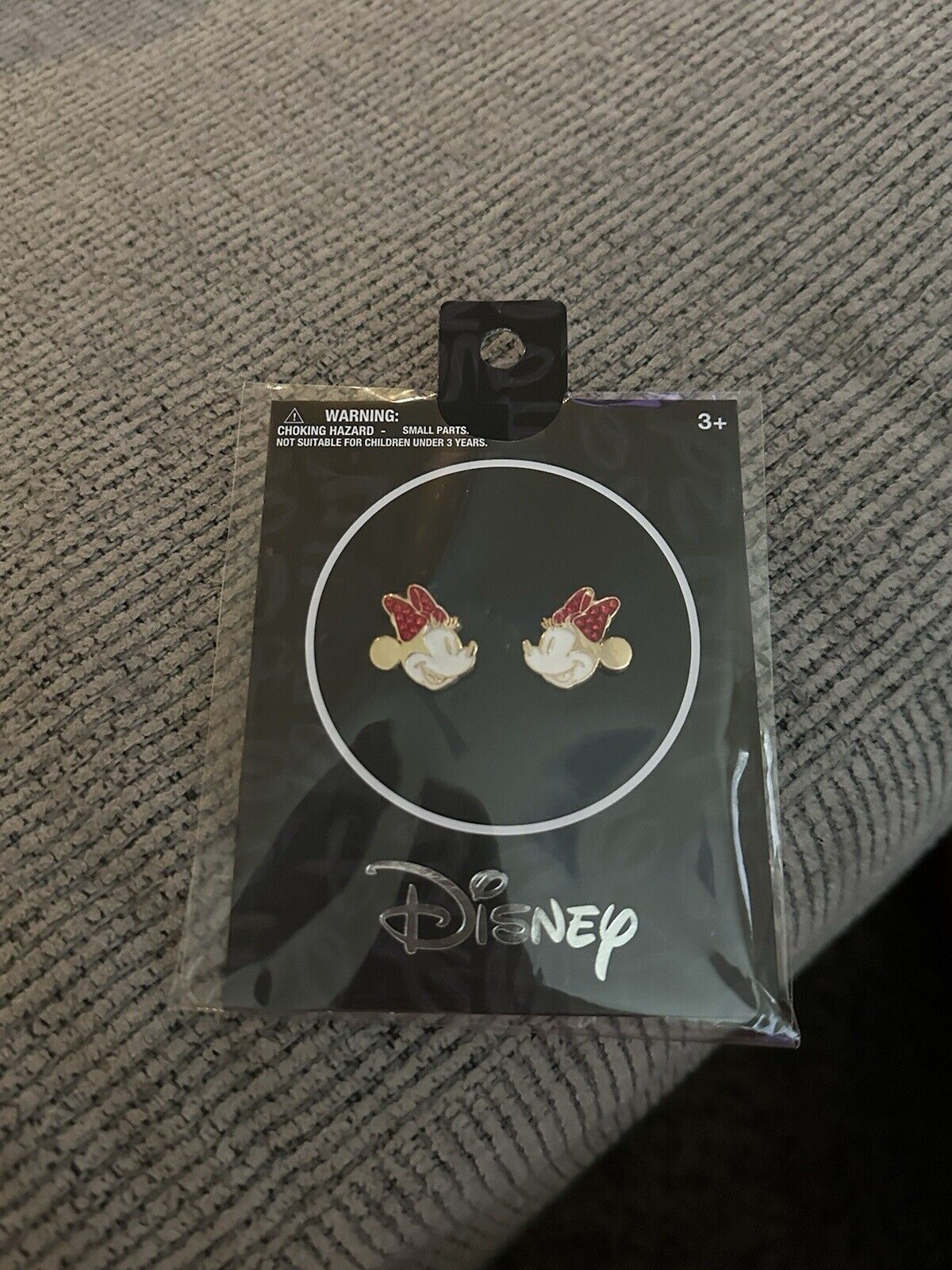 DISNEY Minnie Mouse earrings NEW SEALED ALDI 2024 Limited Edition