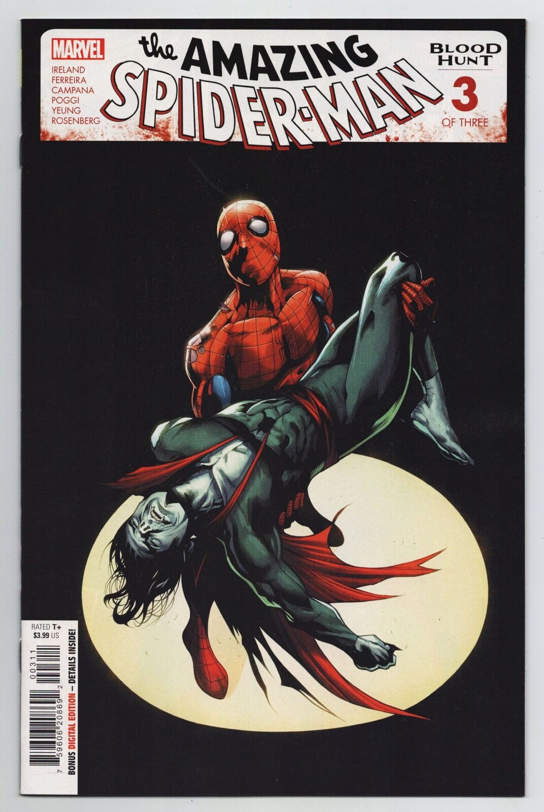 Amazing Spider-Man Blood Hunt #3 Ferreira Main Cvr (Marvel, 2024) NM