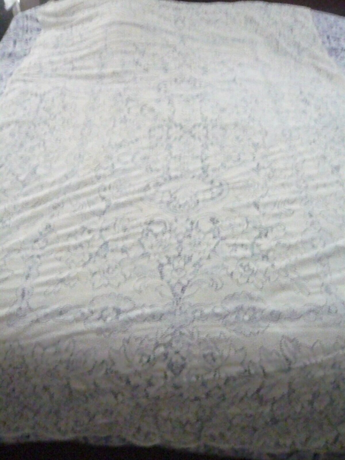 VTG Antique Quaker Lace ?Victorian Banquet Dinner Cloth 57