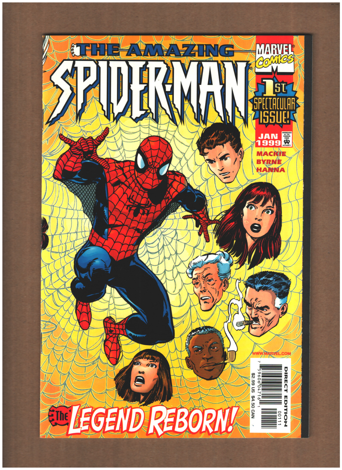 Amazing Spider-man #1 Marvel Comics 1999 John Byrne NM- 9.2
