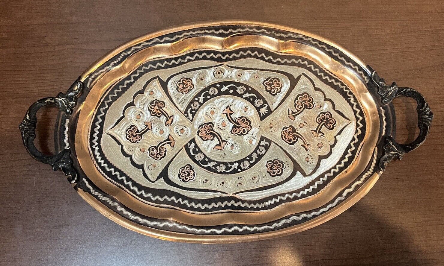 Turkish Copper serving tray/wall hanging