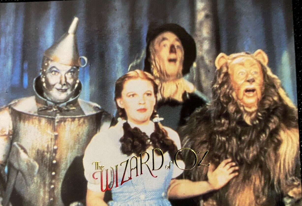 Vintage 1996 Duocard Wizard of Oz Trading Cards Complete Set of 72 + Promo Card