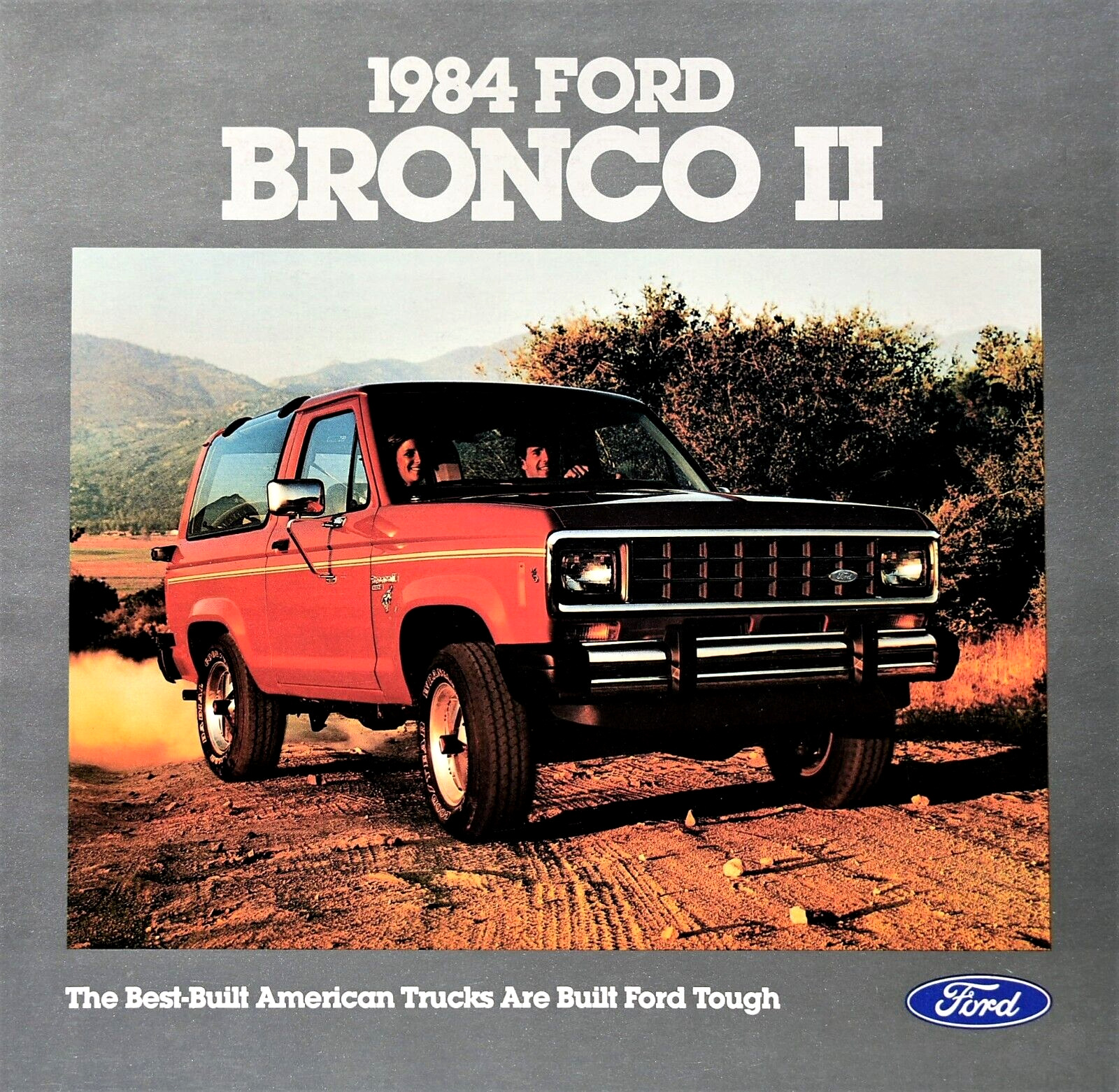 1984 FORD BRONCO II SALES BROCHURE CATALOG ~ 16 PAGES ~ 11\