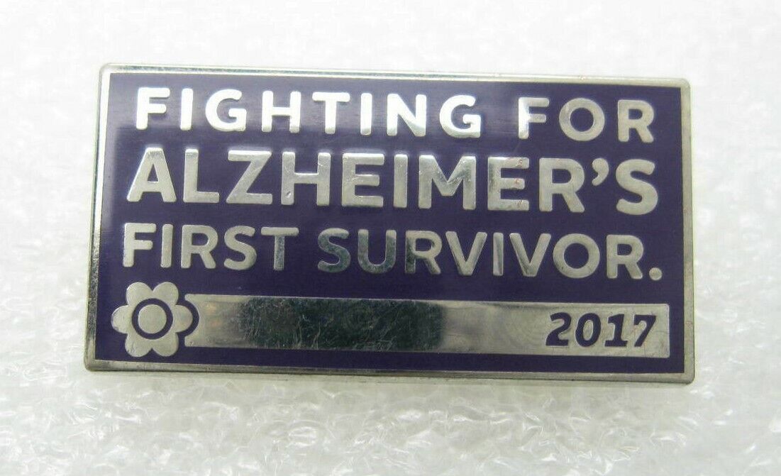 Fighting for Alzheimer's First Survivor 2017 Lapel Pin (A384)