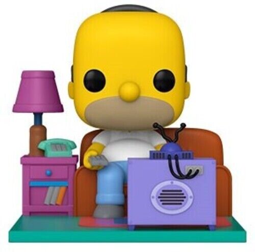 FUNKO POP Deluxe Animation: Simpsons - Homer, Watching TV [New Toy] Vinyl Fig