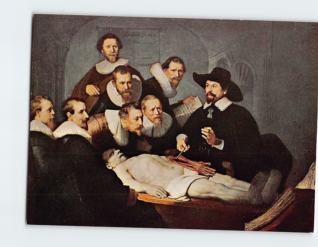 Postcard The anatomy lesson By Rembrandt Van Rijn