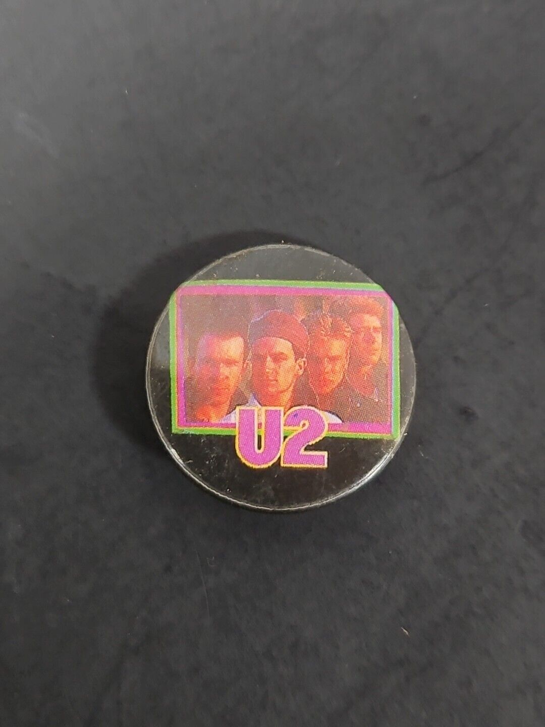 Vintage Original ~ U2 ~ Group Band Concert Tour Music Pin Button