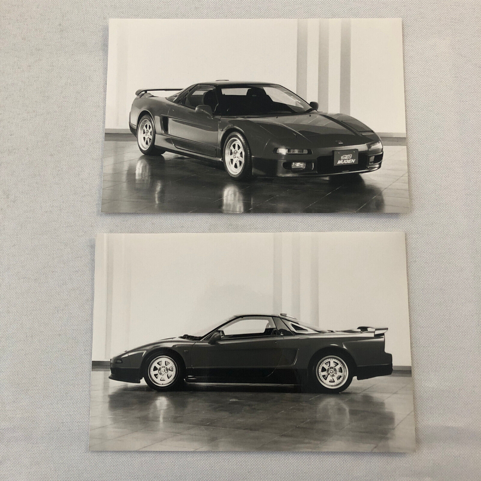 1993 Honda NSX MUGEN Sports Car Factory Photo Photograph Lot of 2x