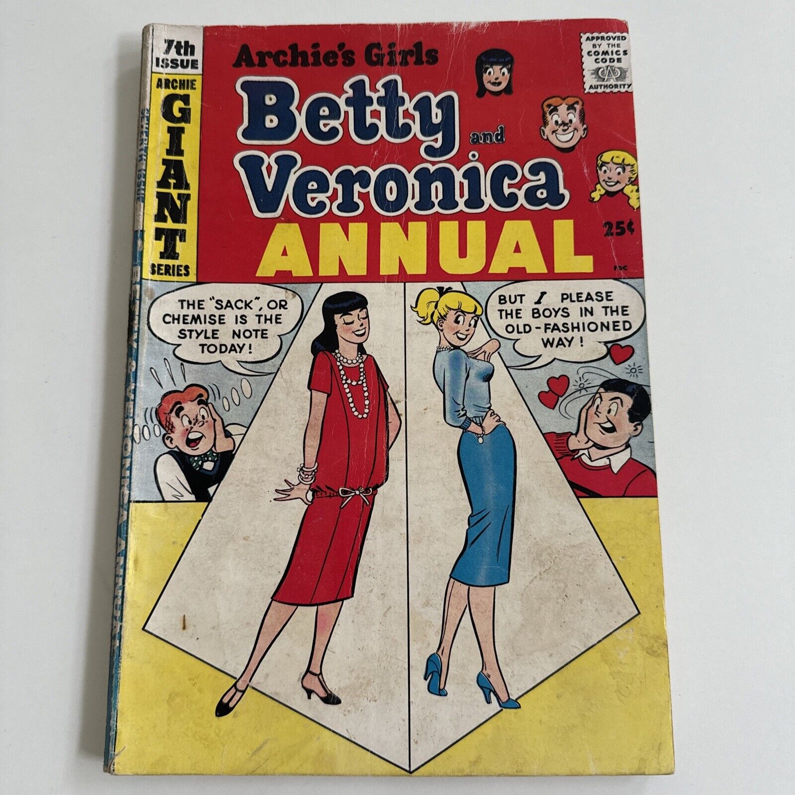 ARCHIE’S GIRLS BETTY & VERONICA ANNUAL # 7 | Giant Size  Silver Age 1957 | VG