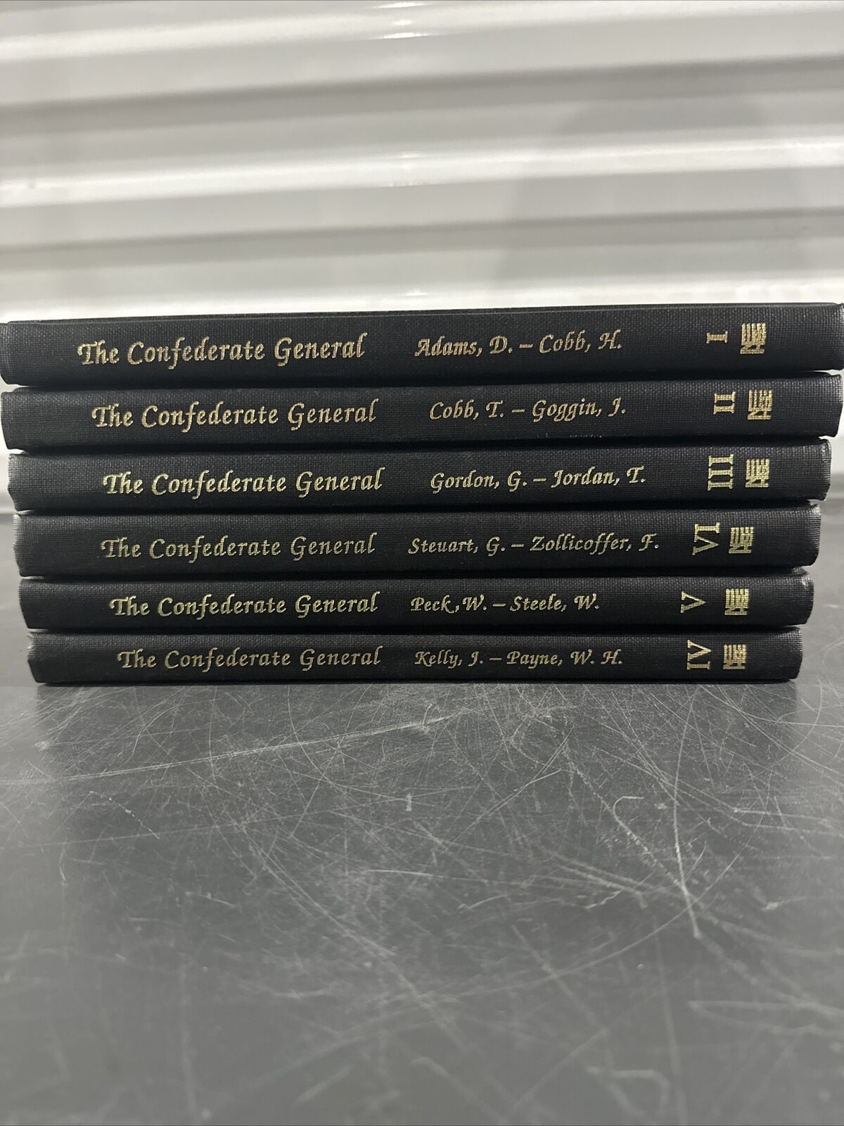The Confederate General Complete 6 Volume Hardcover set