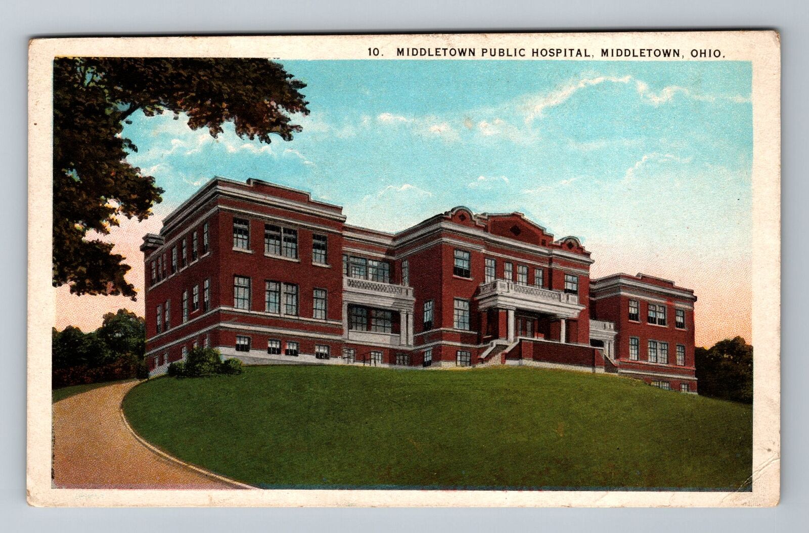 Middletown OH-Ohio, Public Hospital, Vintage Postcard